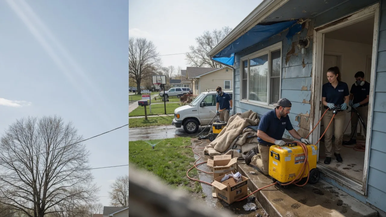 Basement Flood Cleanup in Highlandville, MO near me